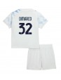 Inter Milan Federico Dimarco #32 Replika Borta Kläder Barn 2025-26 Kortärmad (+ byxor)